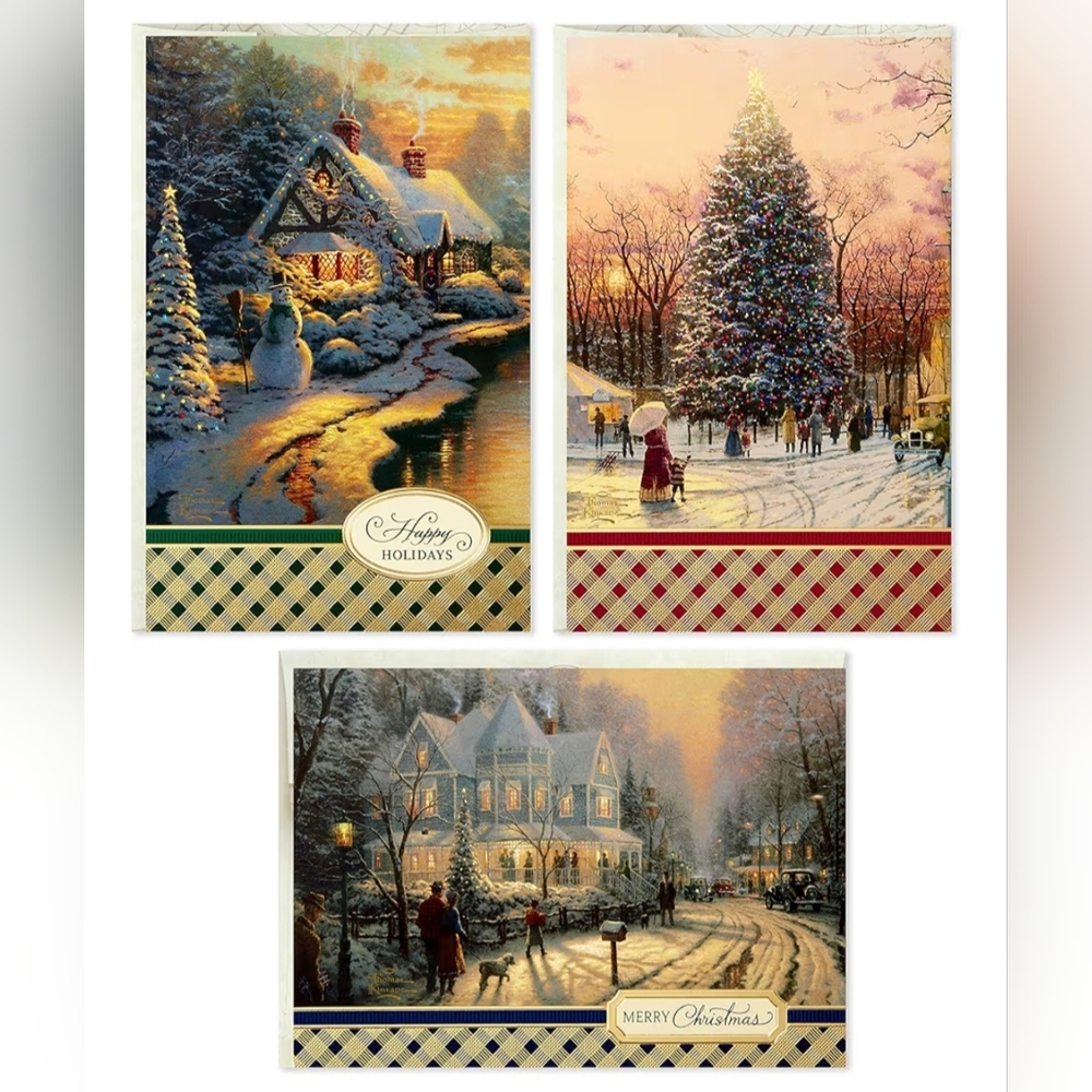 Hallmark Holiday Card Set with Winter Scenes